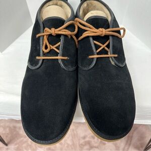 Ugg Men's Chukka Boots Maksim Size 17 Black Suede Moisture Wicking